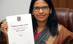 नागपूर विभागीय आयुक्त प्राजक्ता लवंगरे वर्मा यांना मास्टर ऑफ सायन्स ही पदवी प्रदान!