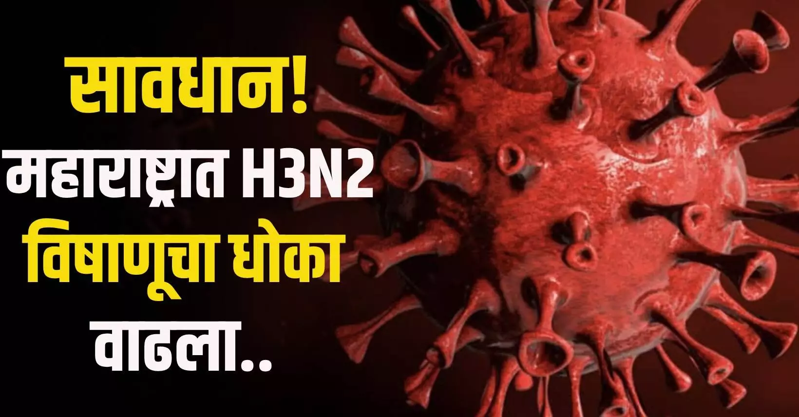 सावधान!  महाराष्ट्रात H3N2 विषाणूचा धोका वाढला..