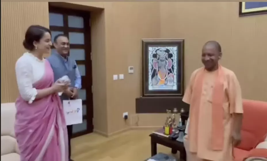 तुम्ही लोक रडणे बंद करा.. Yogi Adityanath यांची प्रशंसा तर विरोधकांवर टीका.. | Kangana Ranaut