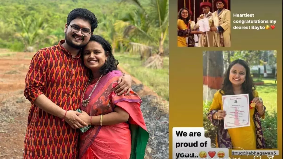 मुग्धा वैशंपायनला सुवर्ण पदक! पती प्रथमेश लघाटे म्हणतो, तुझा अभिमान वाटतो!
