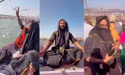 काळे कपडे परिधान करून रेमो डिसूझा पोहचला कुंभमेळ्यात