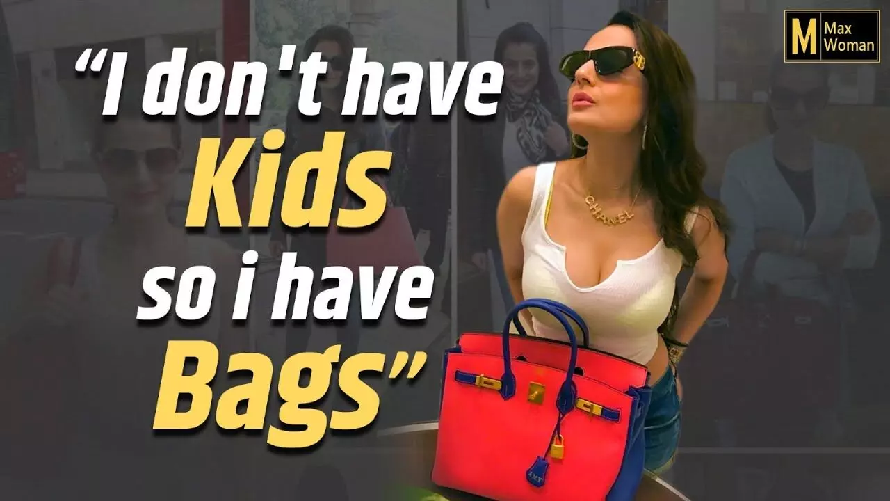 I dont have kids so i have bags, आमिषाचं बॅग प्रेम वादग्रस्त का? | Amisha Patel controversy