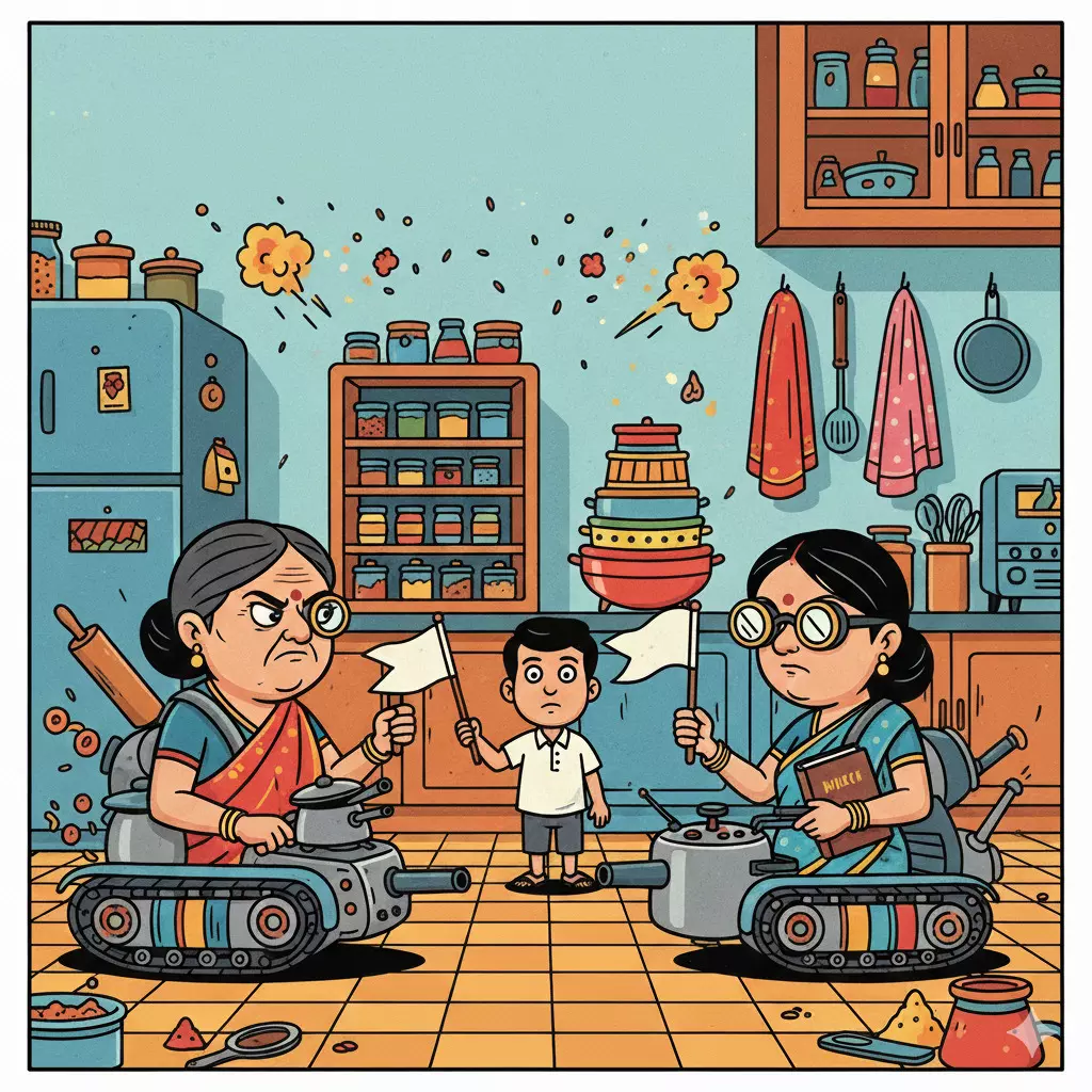 सासू vs सुना - न संपणारं मजेदार कोल्ड वॉर