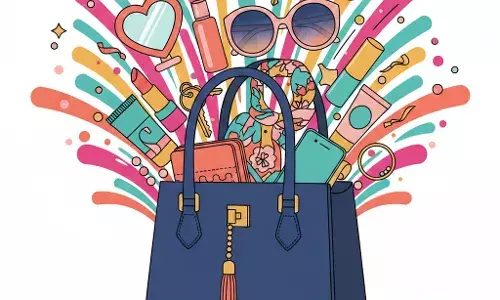 महिलांच्या पर्समधील खजिना महिलांच्या पर्समधील खजिना