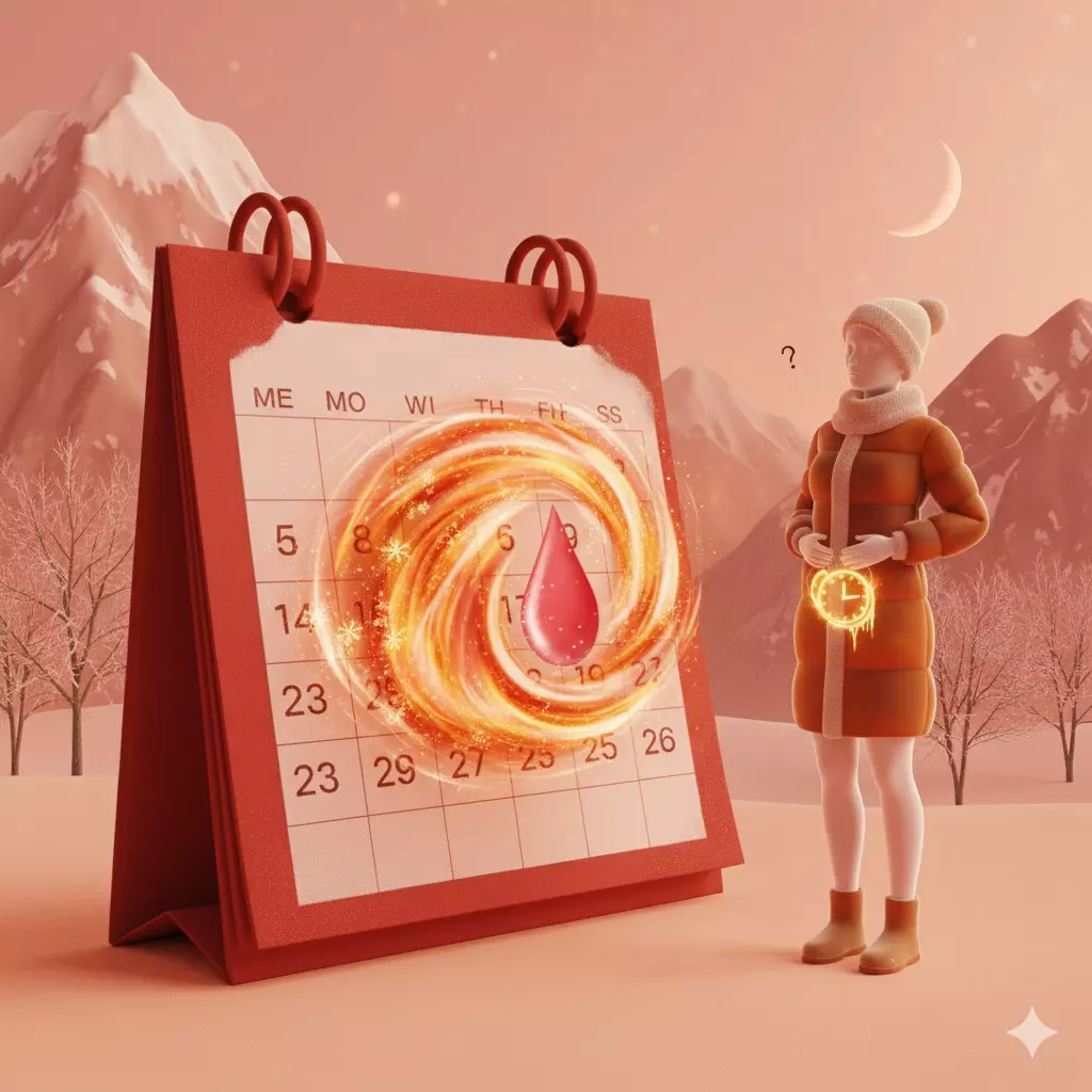 “थंडीत पाळी उशिरा का येते?