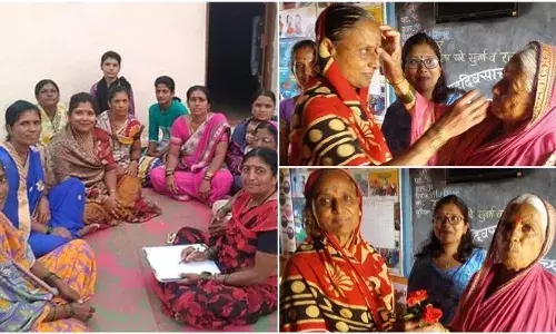 माणदेशात विधवांना हळदीकुंकू लावून केला जातोय सन्मान…!!