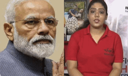 मोदींच्या ट्विटर हँडलवरून ट्विट करणारी पहिली महिला