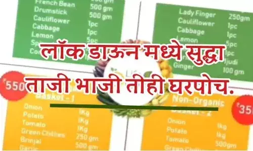 लॉकडाऊनच्या काळात मुंबईत घरपोच भाजी.. फक्त एका फोनवर