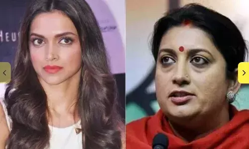 स्मृती इराणी यांची दीपिकावर टीका... स्मृती इराणी यांची दीपिकावर टीका...