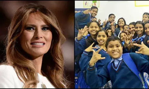 दिल्लीतील शिक्षिकेच्या ट्वीटवर फर्स्ट लेडी मेलानिया यांचं उत्तर