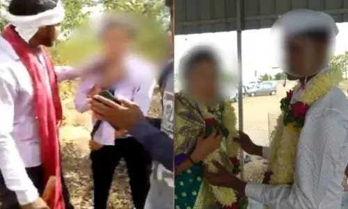 मारहाण झालेल्या त्या प्रेमी युगुलाने केले लग्न…