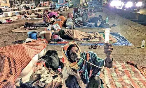 टाटाचे कॅन्सरग्रस्त रुग्ण हिंदमातेच्या पुलाखाली