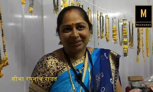 कुटुंबाला मदत म्हणून लग्नानंतर शोभा राऊत यांनी बनवले हाताने दागिने