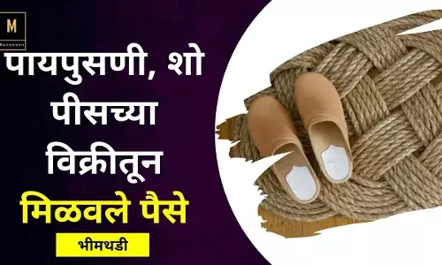 पायपुसणी, शो पीसच्या विक्रीतून मिळवले पैसे पायपुसणी, शो पीसच्या विक्रीतून मिळवले पैसे