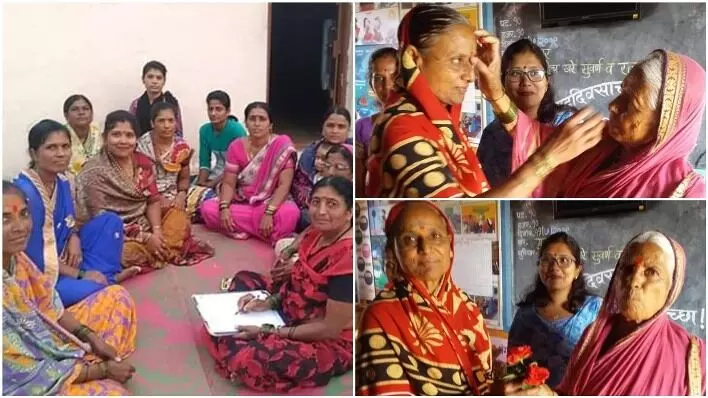 माणदेशात विधवांना हळदीकुंकू लावून केला जातोय सन्मान…!!