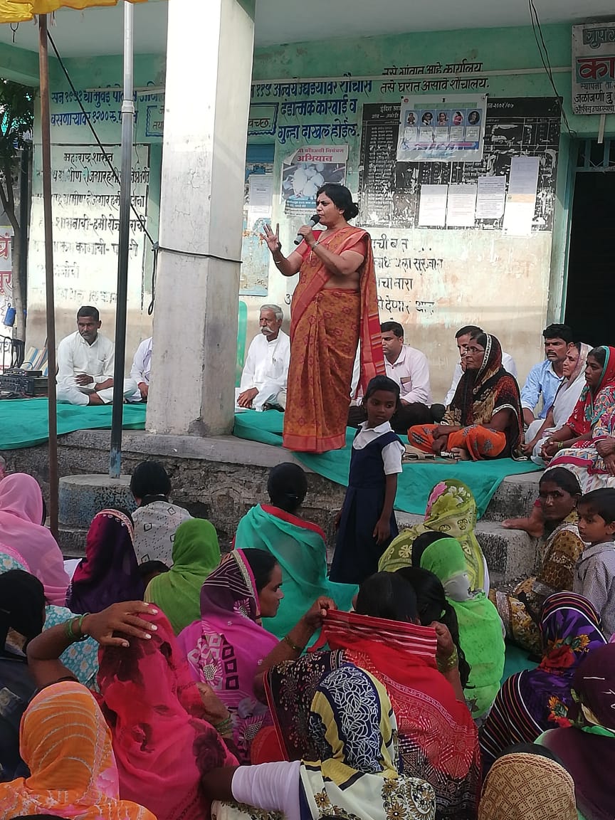 Jyotsana Vispute with Village Womens 